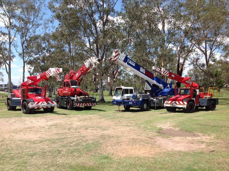 Slew Crane Hire Brisbane Big Rhino Crane Hire